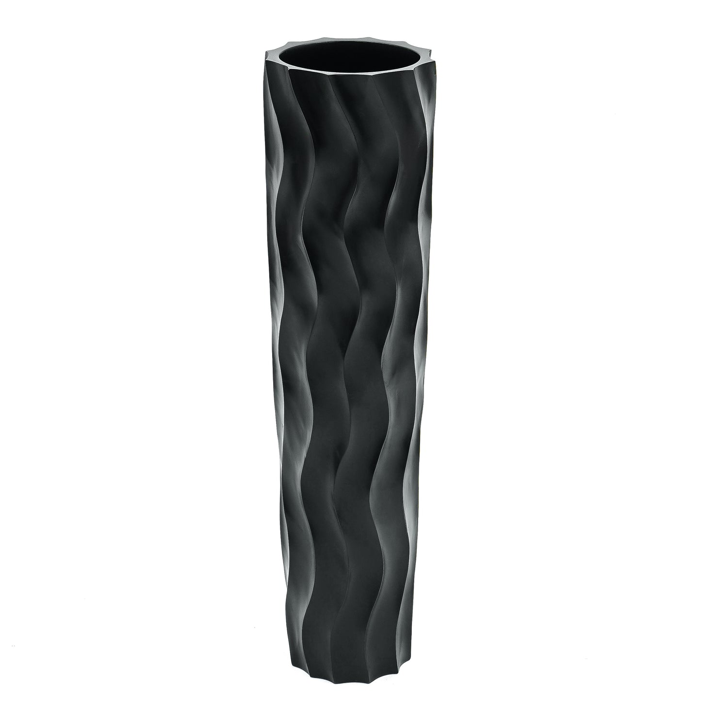 Large Mango Wood Floor Vase – Handcrafted Decorative Highlight from Thailand