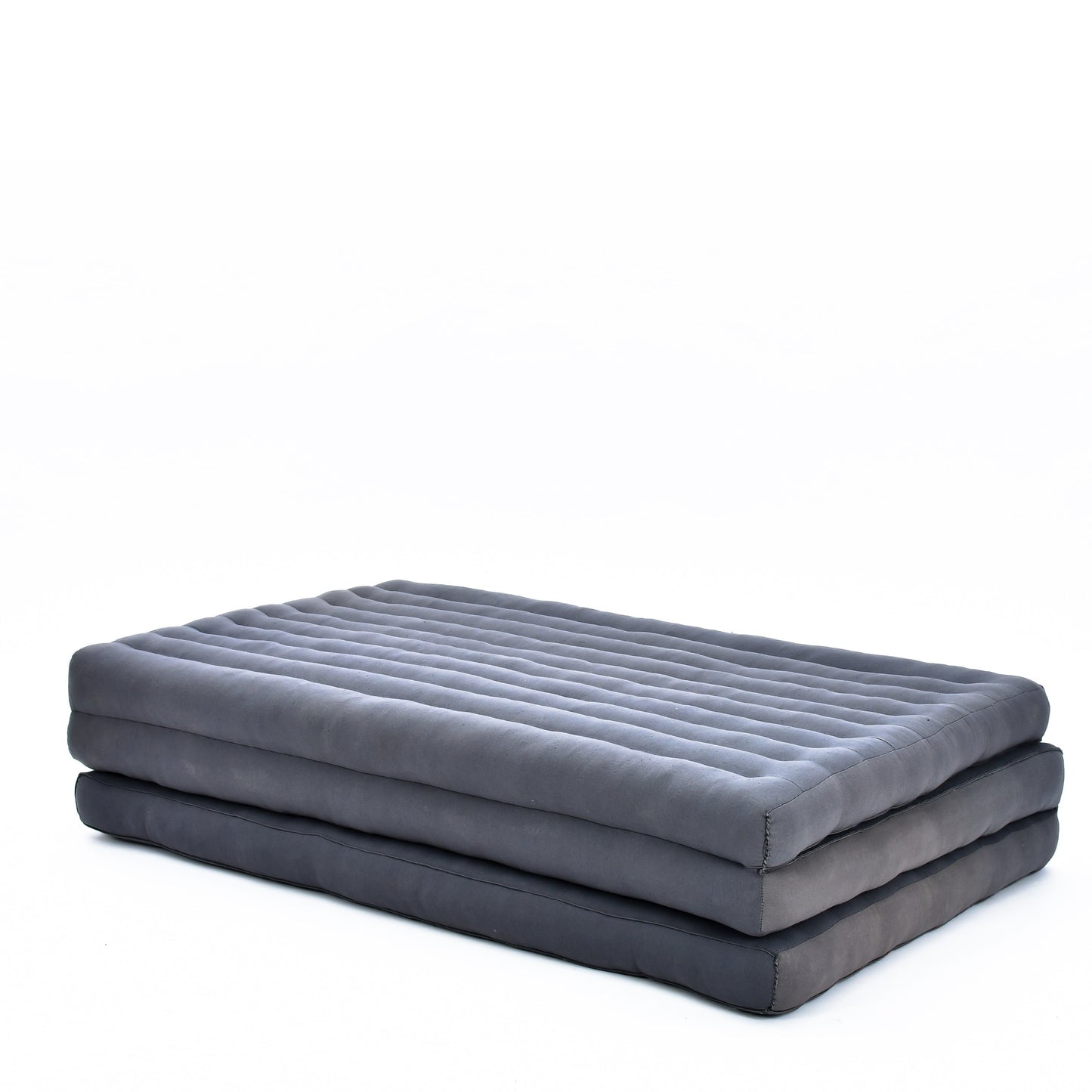 Kapok Folding Mattress – Thick Cotton Padded Guest Bed for Home, Sleeping & Mindfulness Corner, Cl13 - Grey, L: 79x39