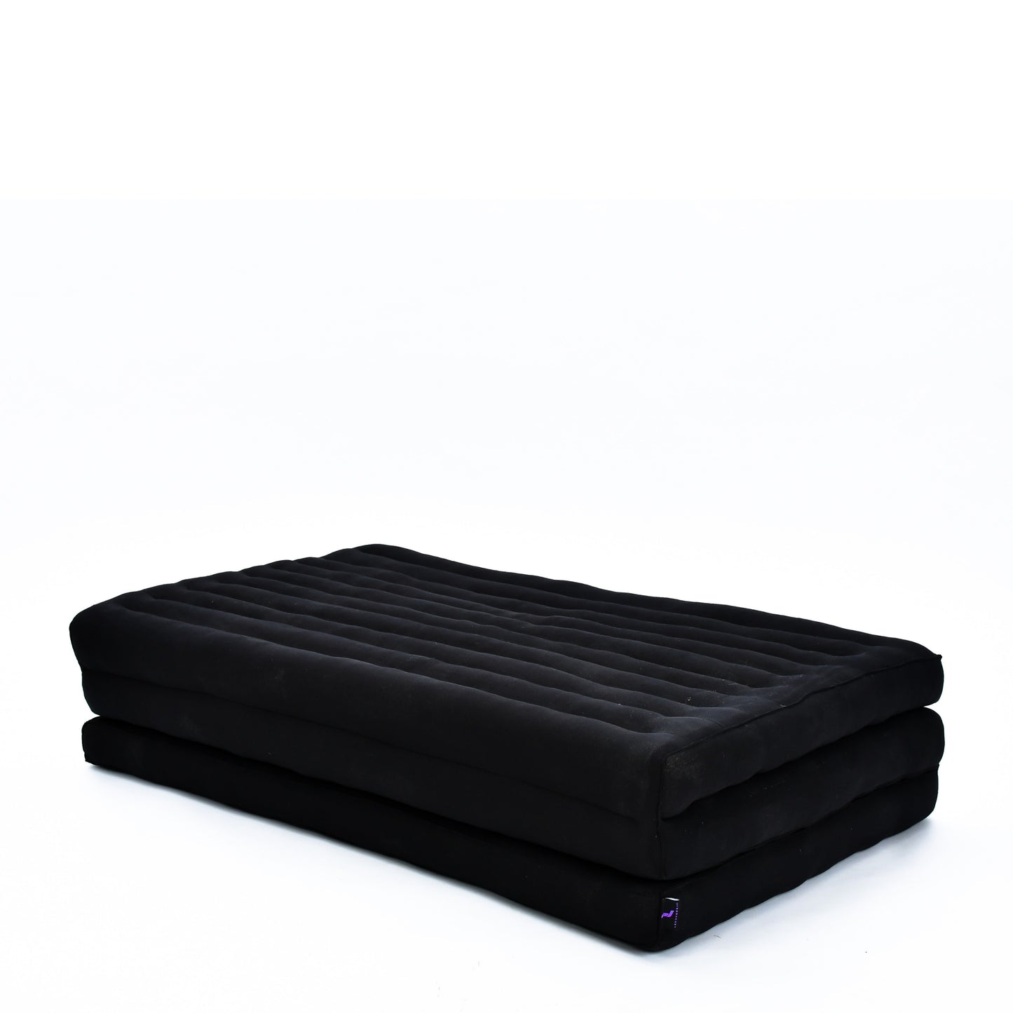 Kapok Folding Mattress – Thick Cotton Padded Guest Bed for Home, Sleeping & Mindfulness Corner, Cl02 - Black, L: 79x39