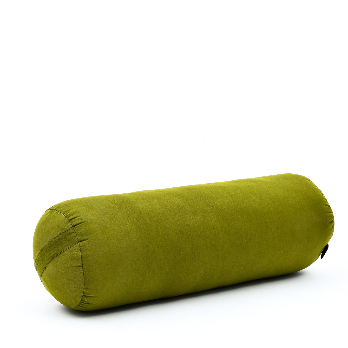 Large Yoga Bolster – Kapok-Filled Meditation Cushion with Cotton Cover, Cl23 - Green