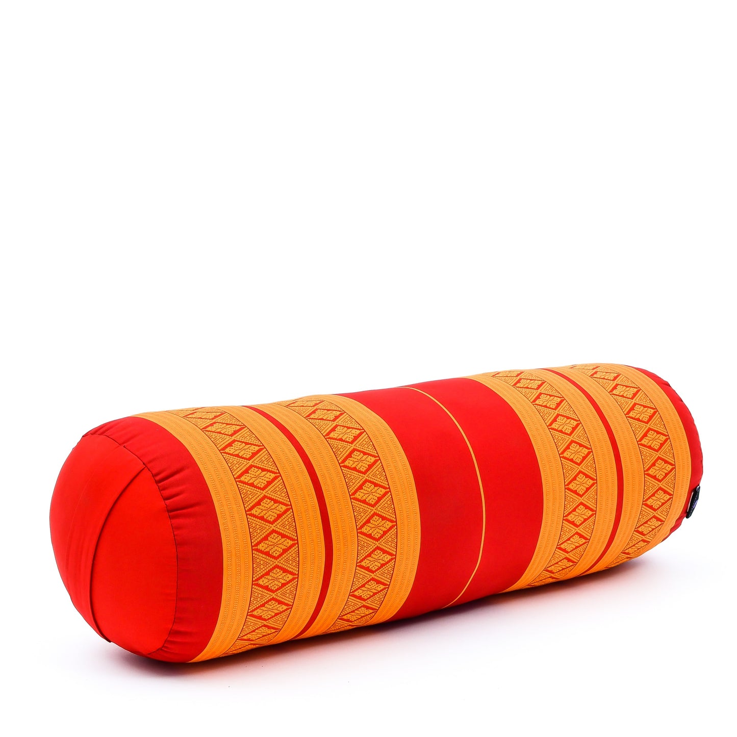 Large Yoga Bolster – Kapok-Filled Meditation Cushion with Cotton Cover, Sf02 - Orange