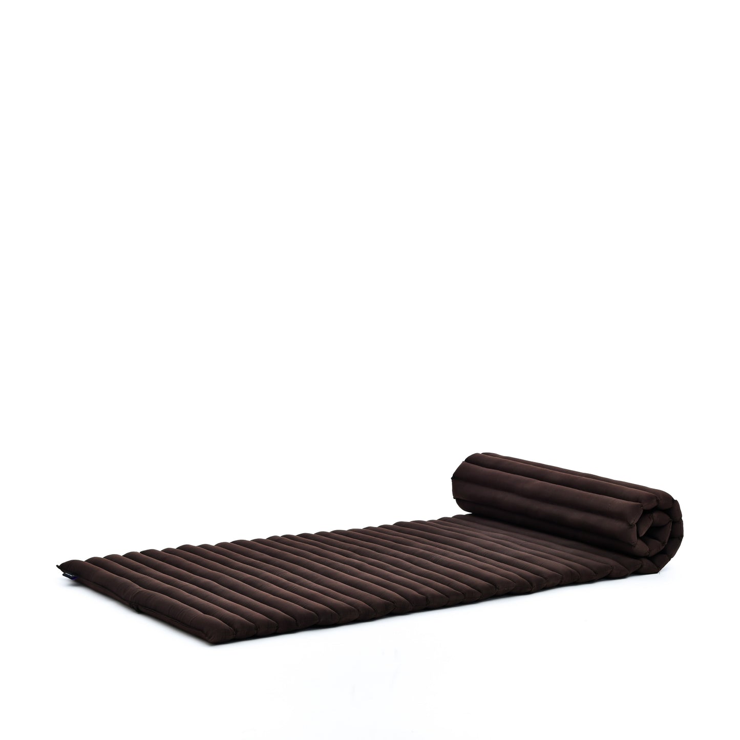 Kapok Roll-Up Mattress – Foldable Sleeping & Relax Mat with Cotton Cover for Home & Outdoor Use, Cl17 - Brown, M: 75x28