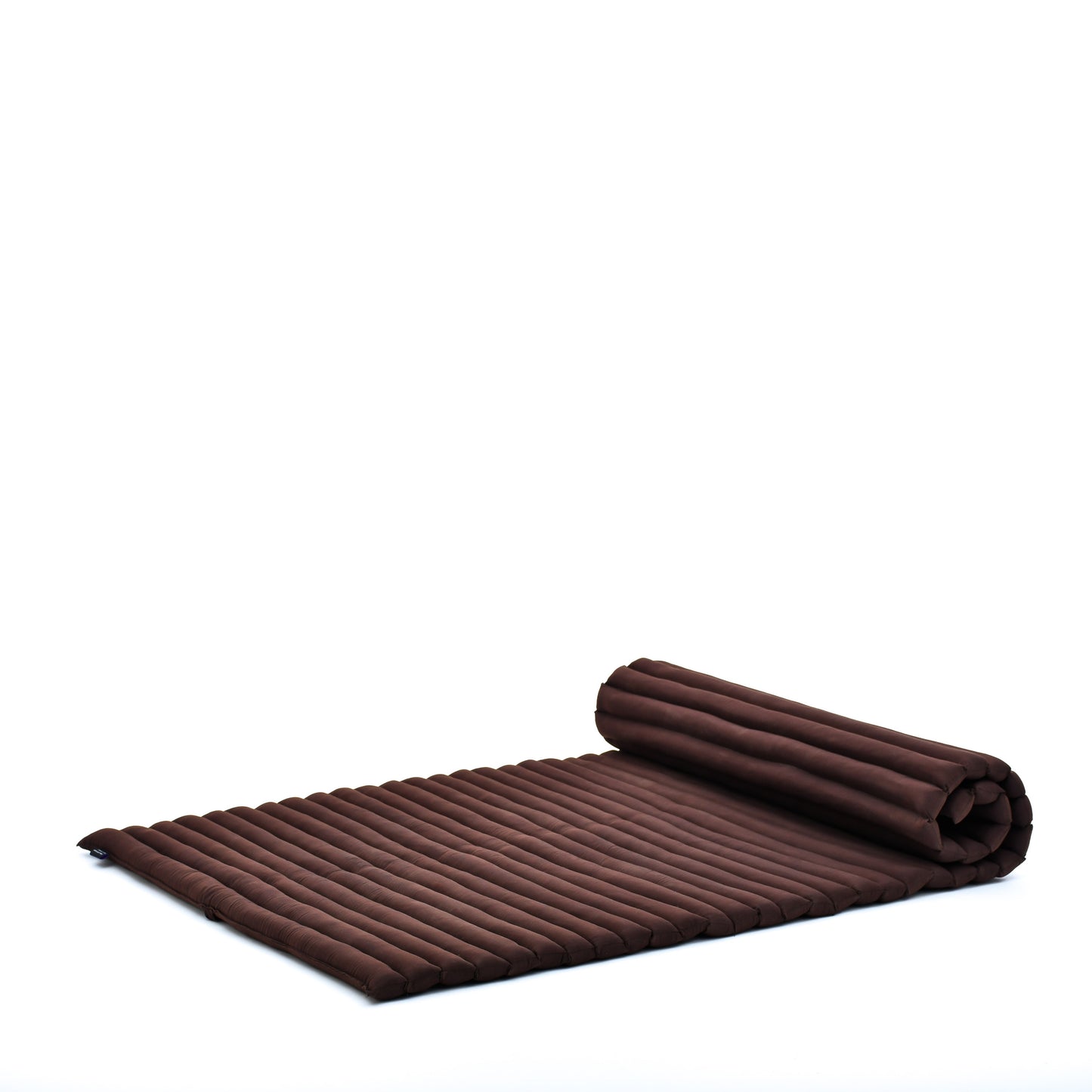 Kapok Roll-Up Mattress – Foldable Sleeping & Relax Mat with Cotton Cover for Home & Outdoor Use, Cl17 - Brown, L: 75x39
