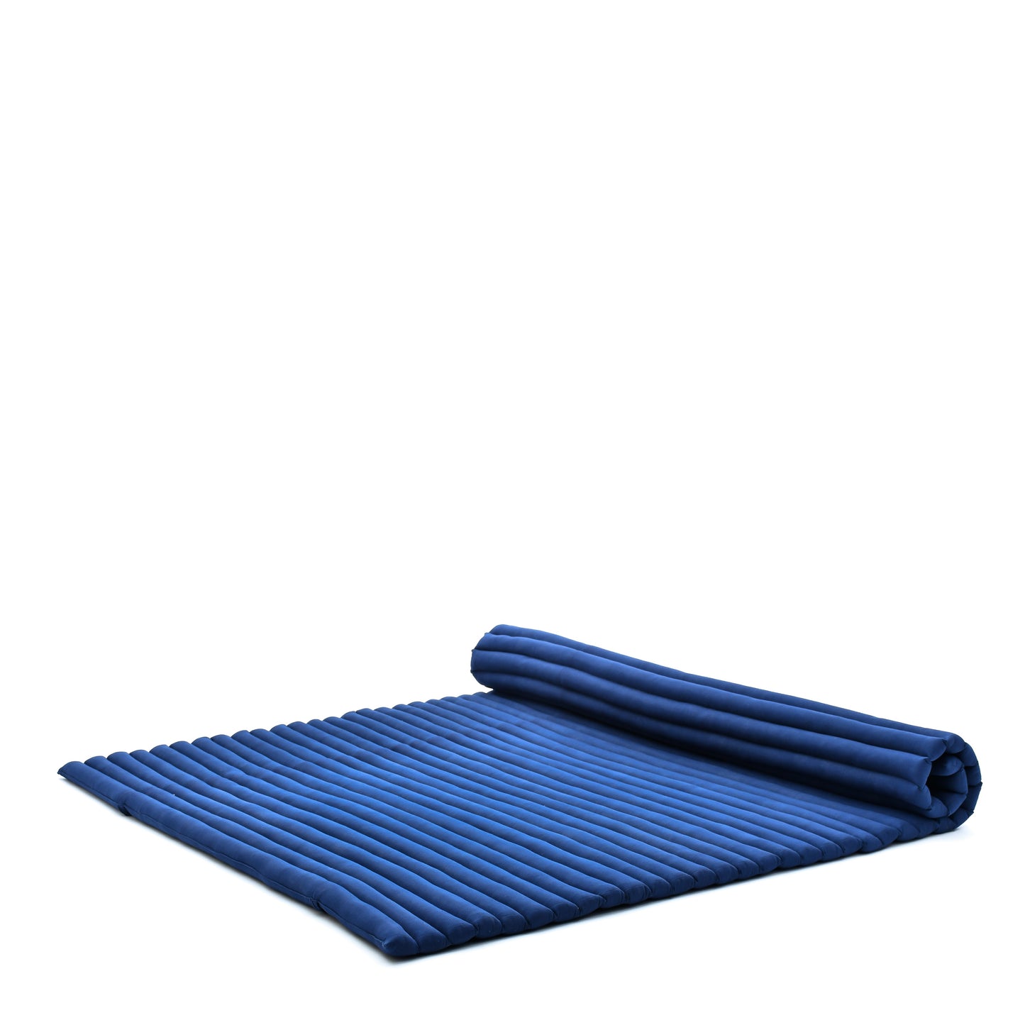 Kapok Roll-Up Mattress – Foldable Sleeping & Relax Mat with Cotton Cover for Home & Outdoor Use, Cl44 - blue, XL: 75x57