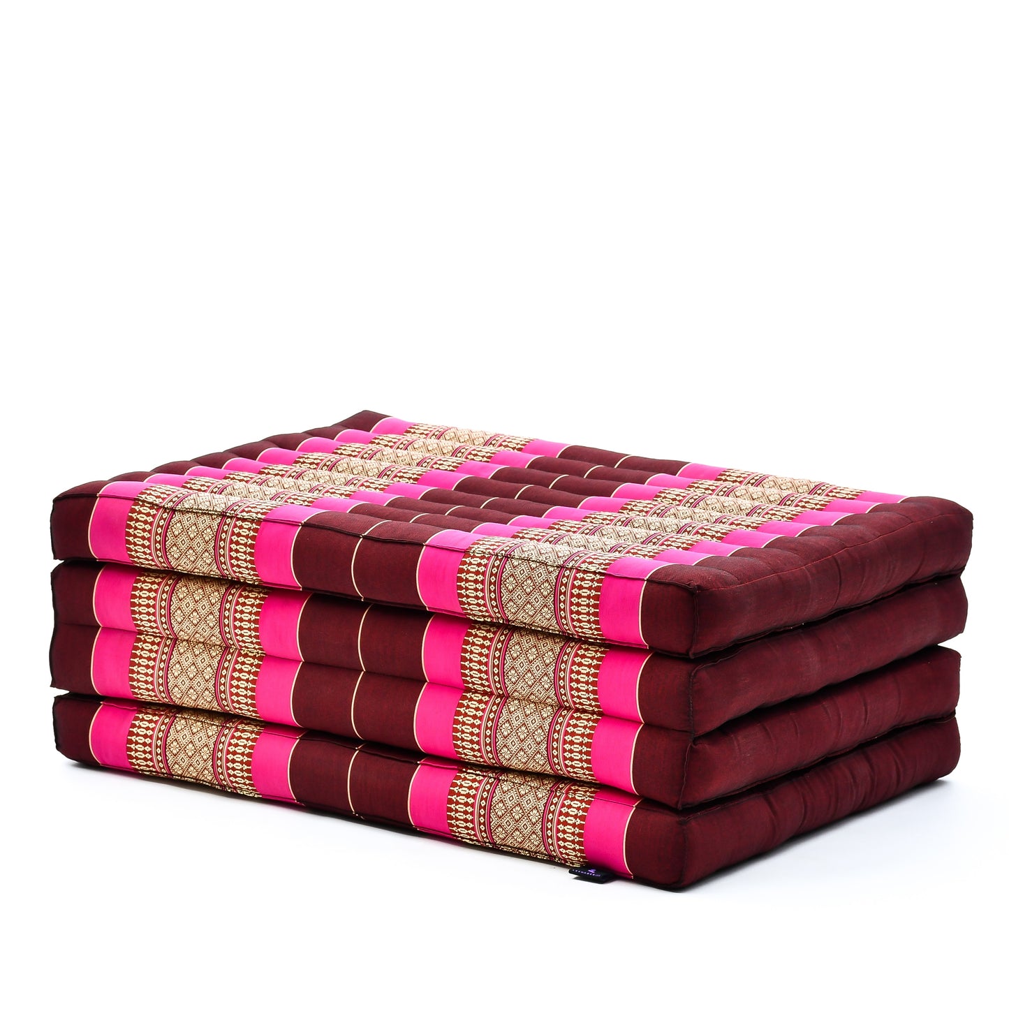 Kapok Folding Mattress – Thick Cotton Padded Guest Bed for Home, Sleeping & Mindfulness Corner, Sf29 - Auburn, Pink, M: 79x28