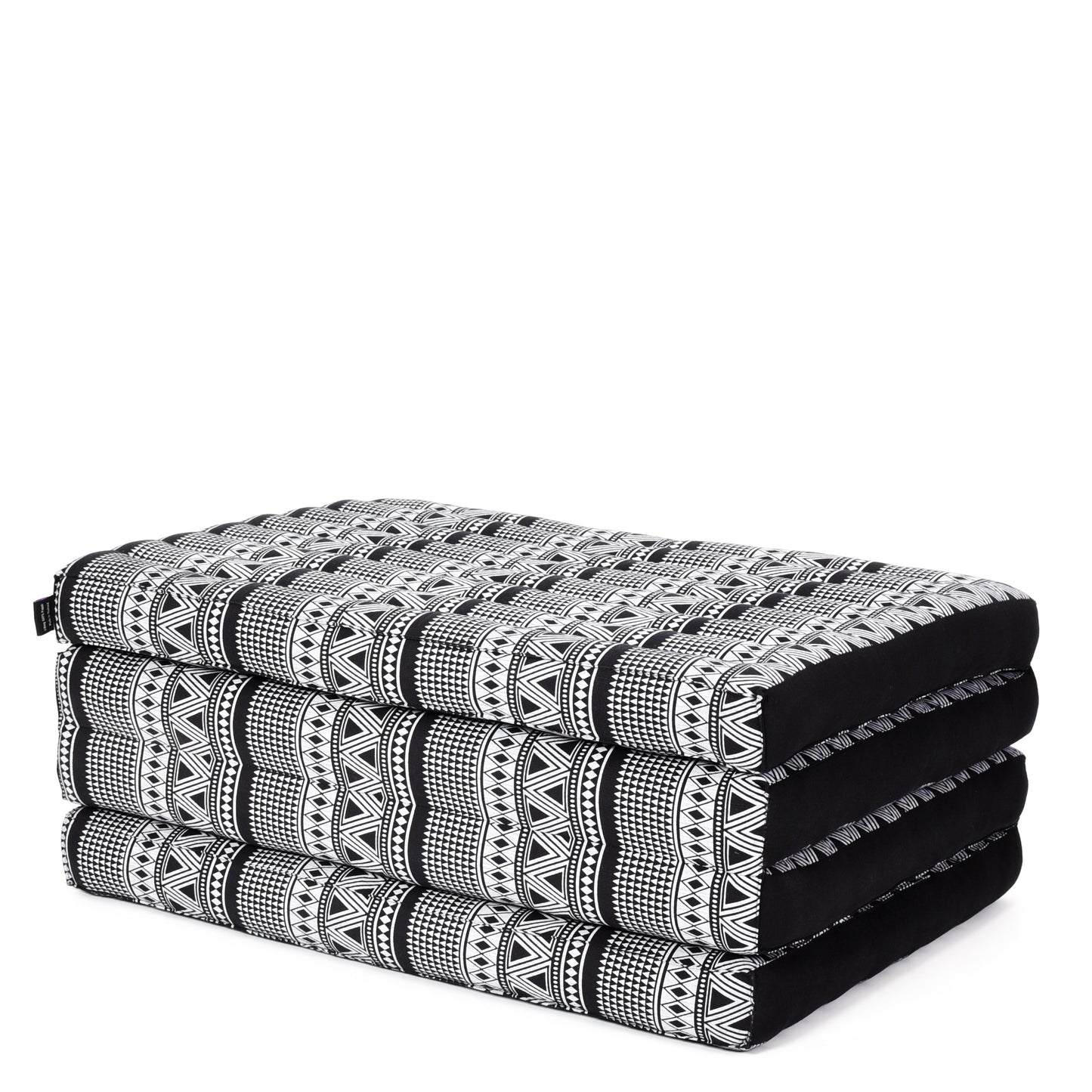 Kapok Folding Mattress – Thick Cotton Padded Guest Bed for Home, Sleeping & Mindfulness Corner, Cbt3 - Black, M: 79x28