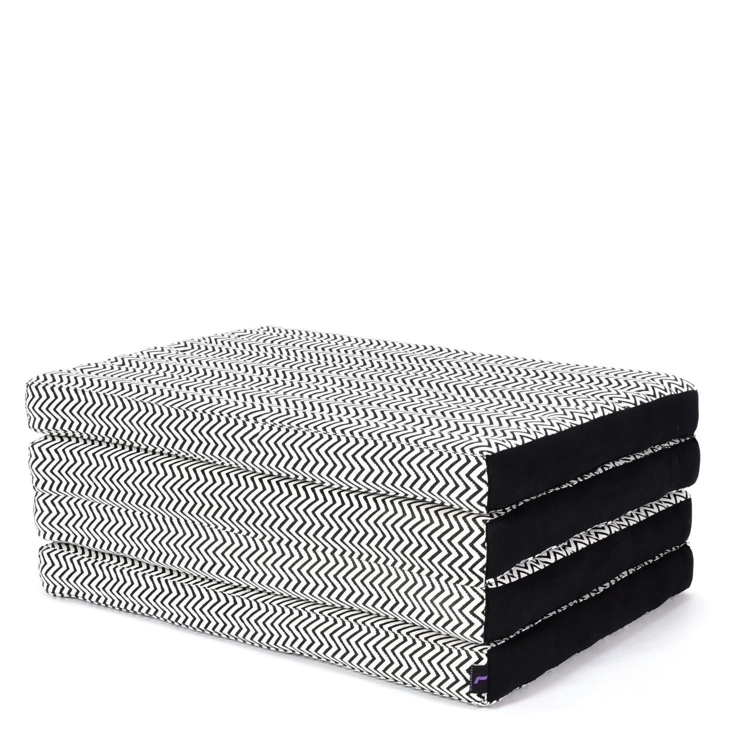 Kapok Folding Mattress – Thick Cotton Padded Guest Bed for Home, Sleeping & Mindfulness Corner, Cbt5 - Black, M: 79x28