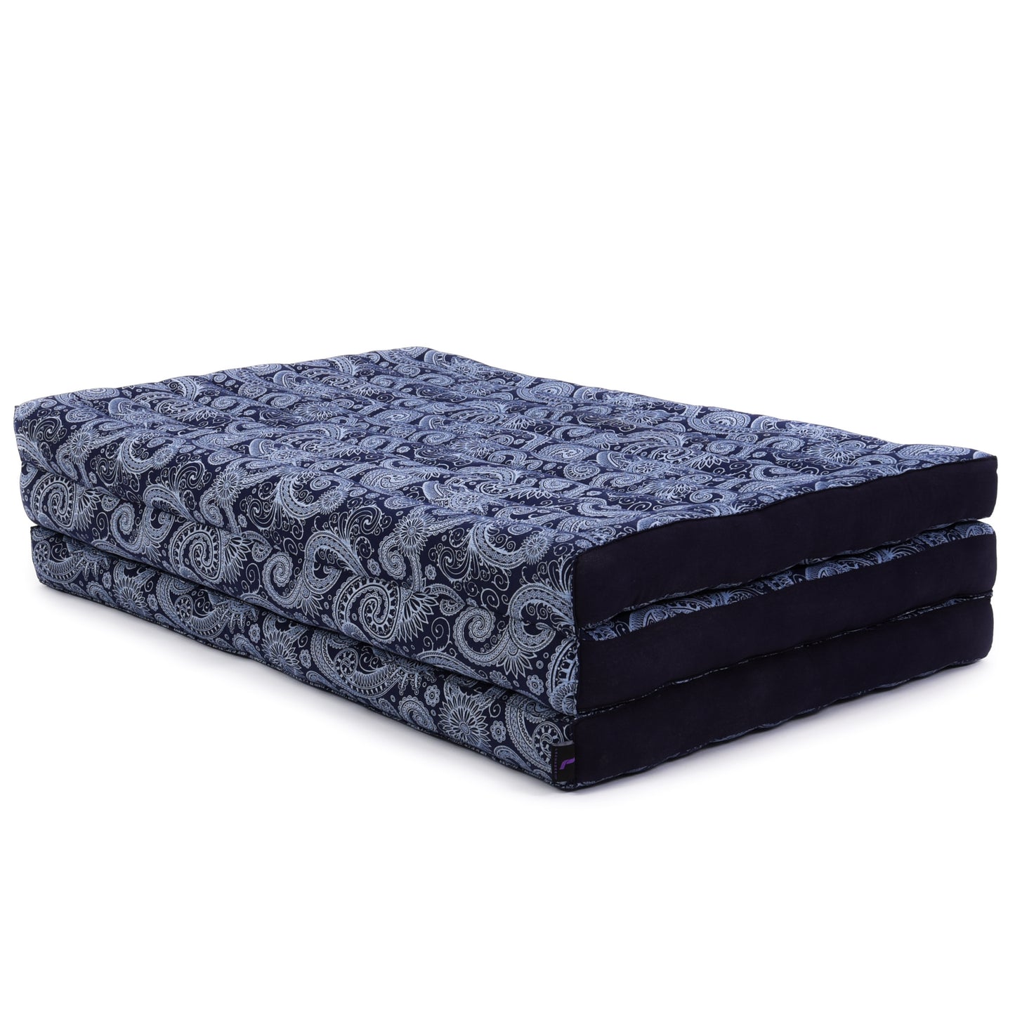 Kapok Folding Mattress – Thick Cotton Padded Guest Bed for Home, Sleeping & Mindfulness Corner, Cbt1 - Blue, L: 79x39