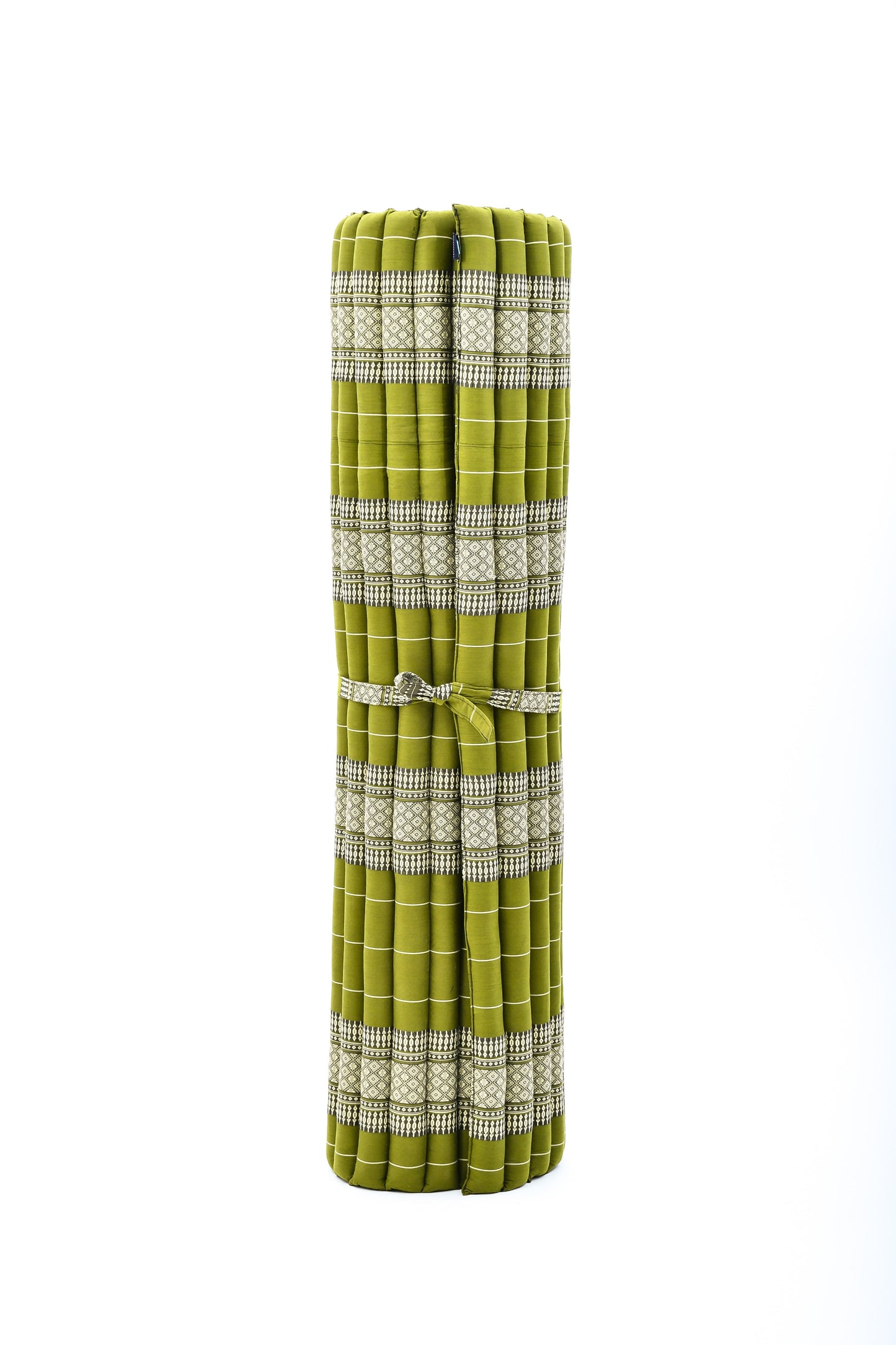 Kapok Roll-Up Mattress – Foldable Sleeping & Relax Mat with Cotton Cover for Home & Outdoor Use, Sf17 - Green, XL: 75x57