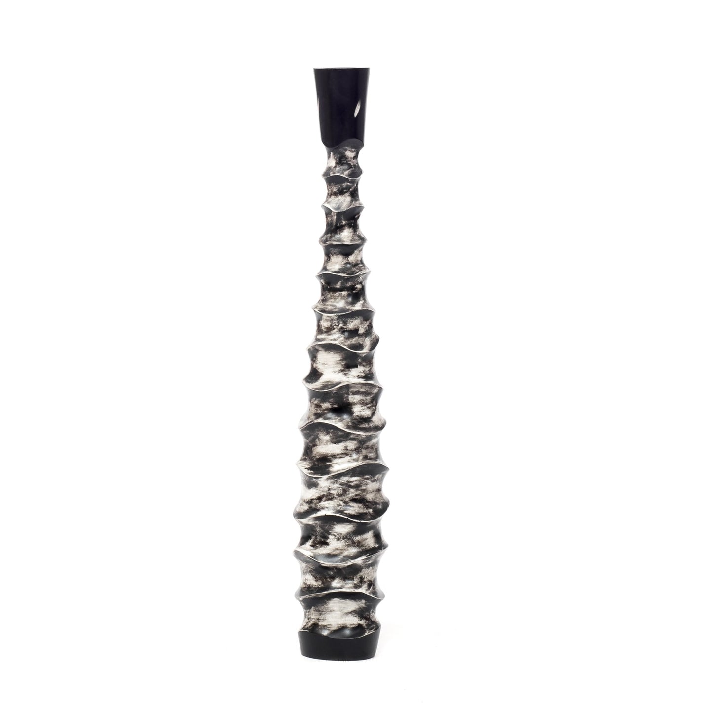 Large Mango Wood Floor Vase – Handcrafted Decorative Highlight from Thailand