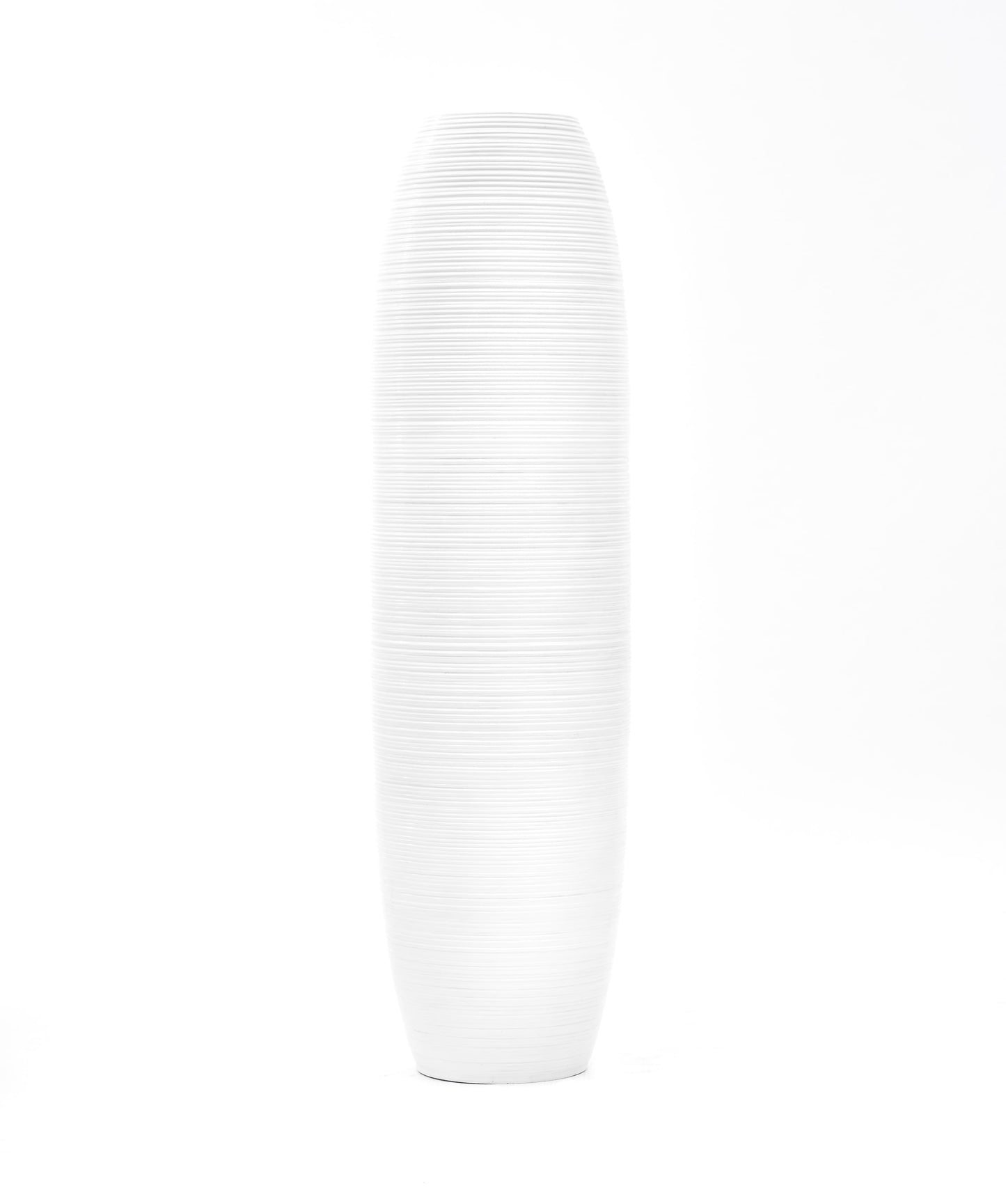 Large Mango Wood Floor Vase – Handcrafted Decorative Highlight from Thailand