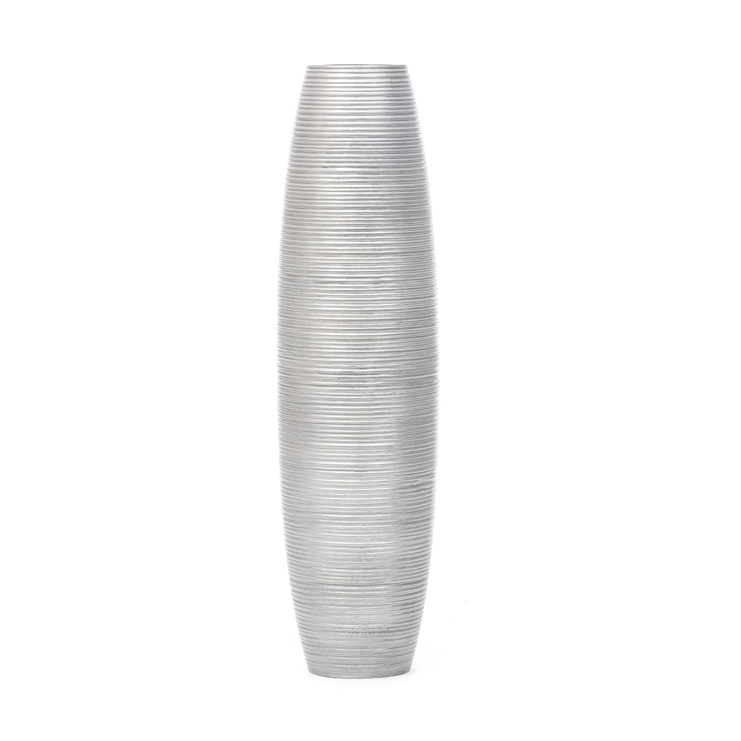 Large Mango Wood Floor Vase – Handcrafted Decorative Highlight from Thailand