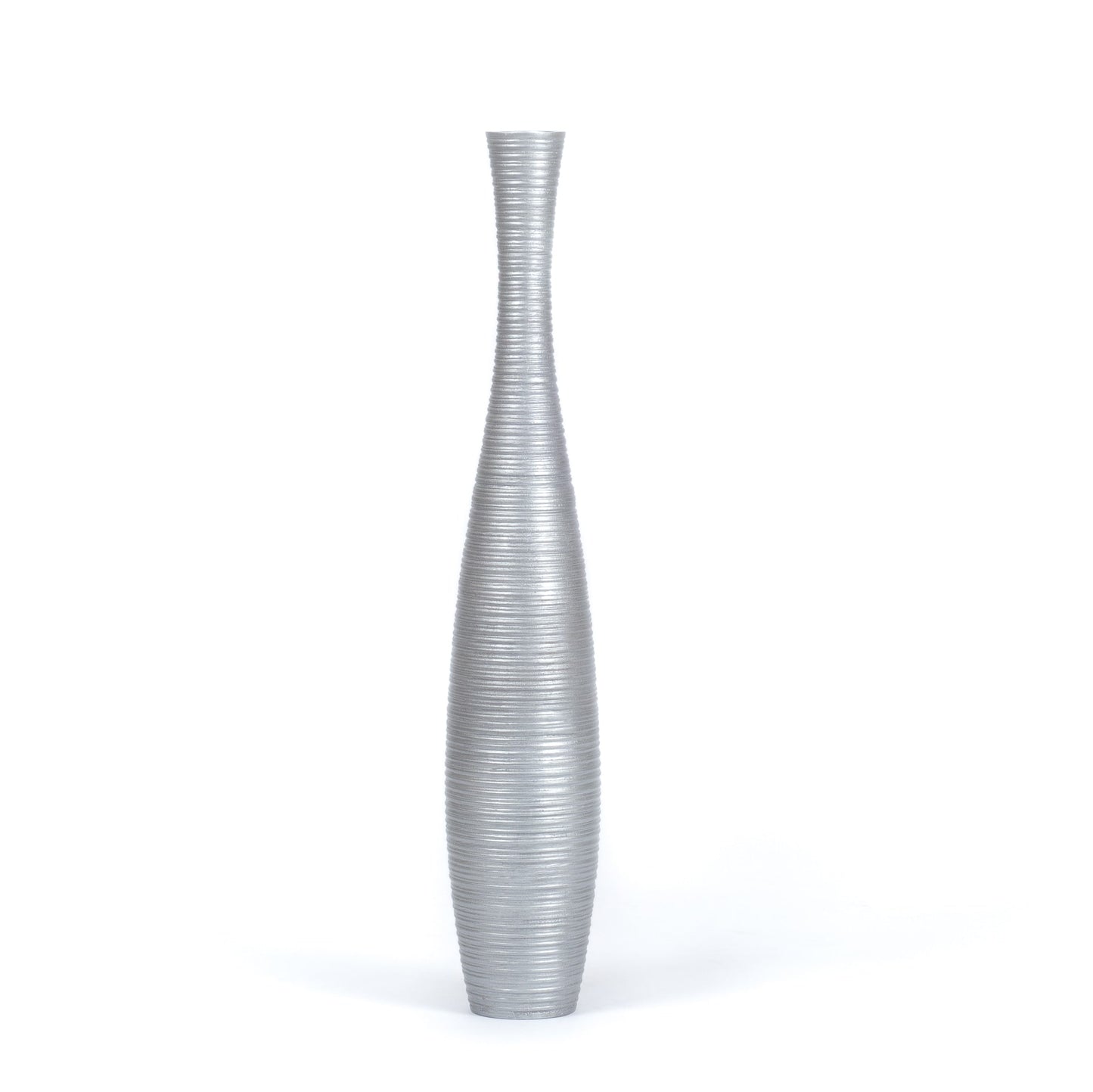 Large Mango Wood Floor Vase – Handcrafted Decorative Highlight from Thailand