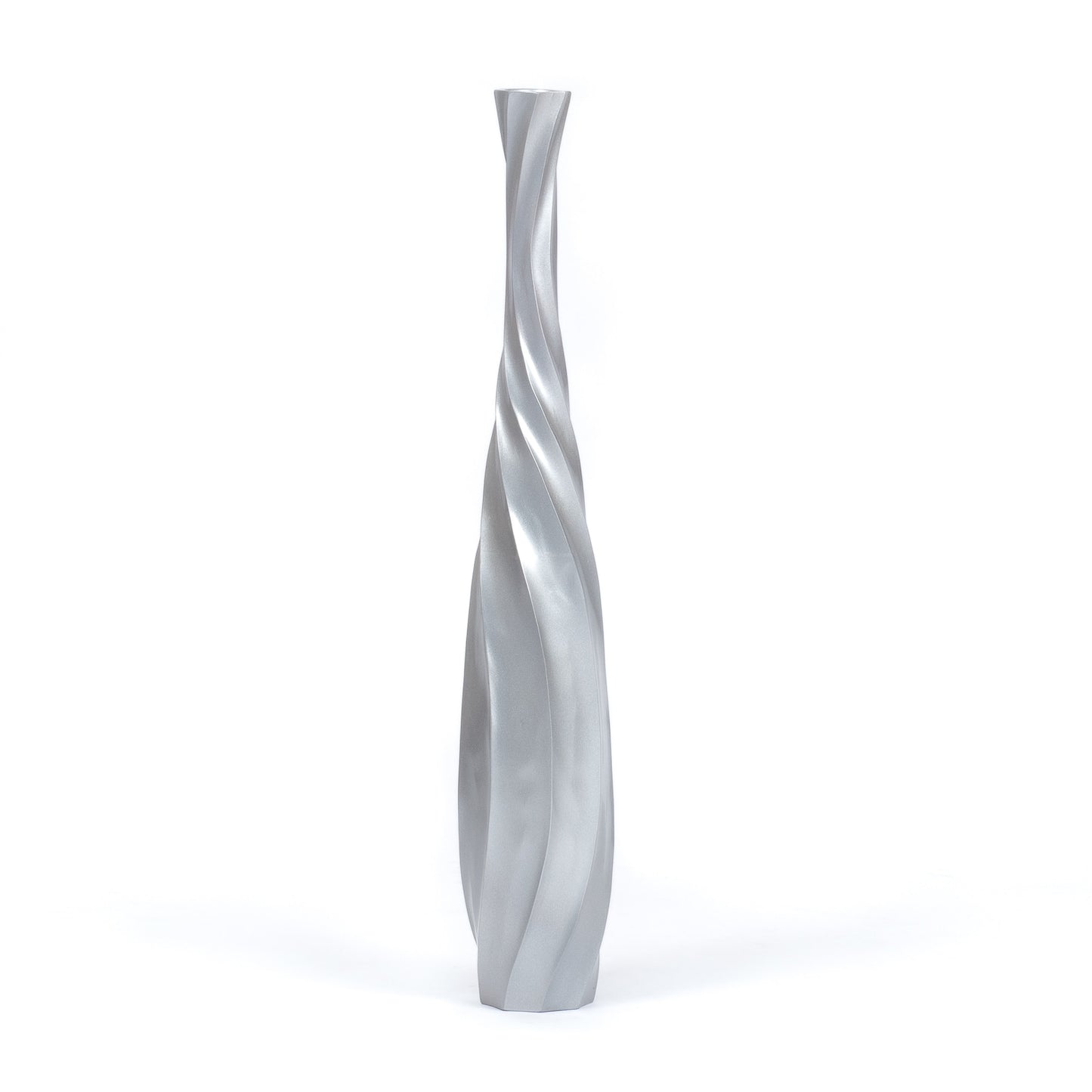 Large Mango Wood Floor Vase – Handcrafted Decorative Highlight from Thailand