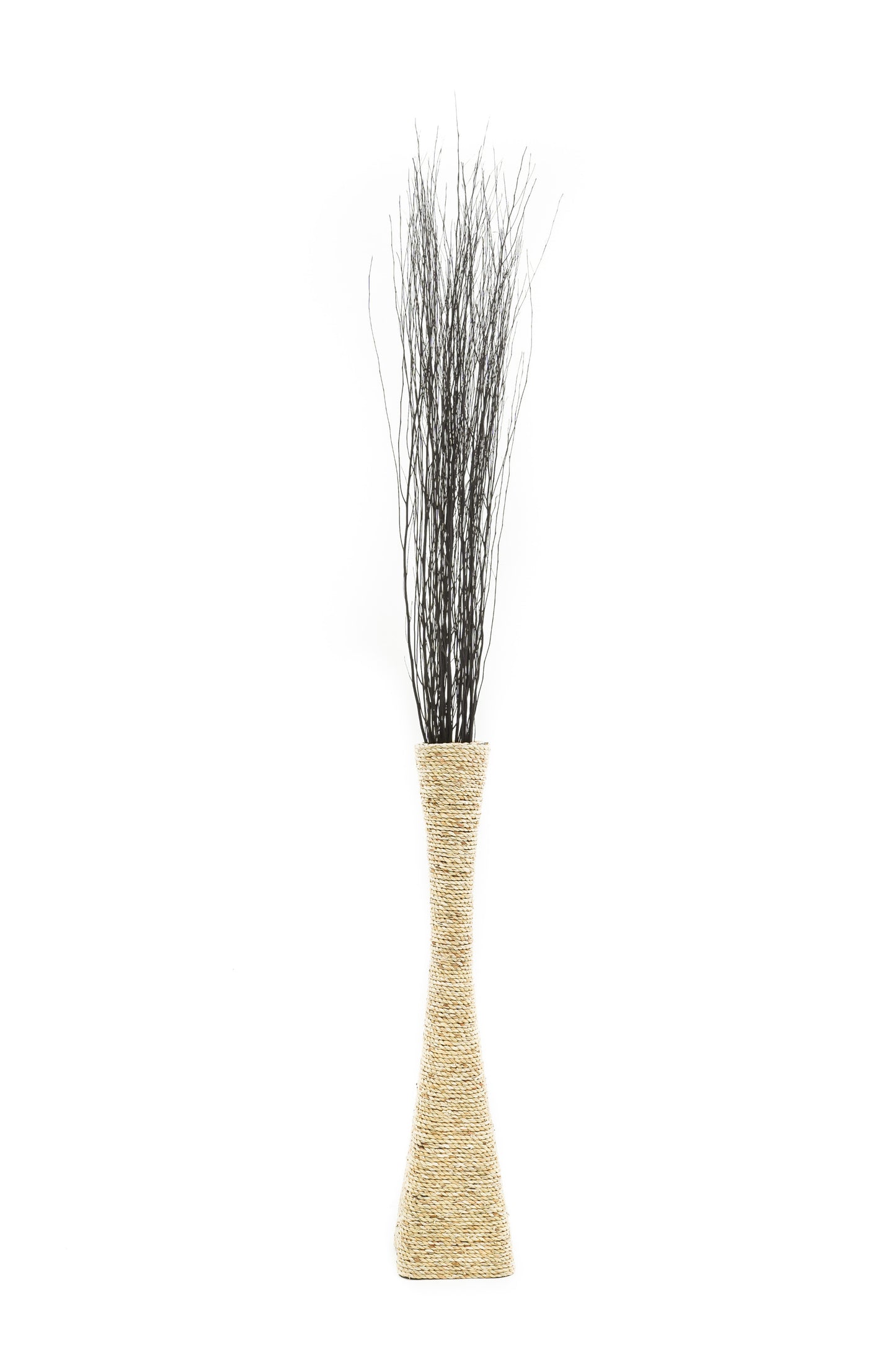 2-Pack Rattan Sticks for Floor Vases – Natural Decorative Twigs ( 8 per Bundle), black brown, Rattan Branches