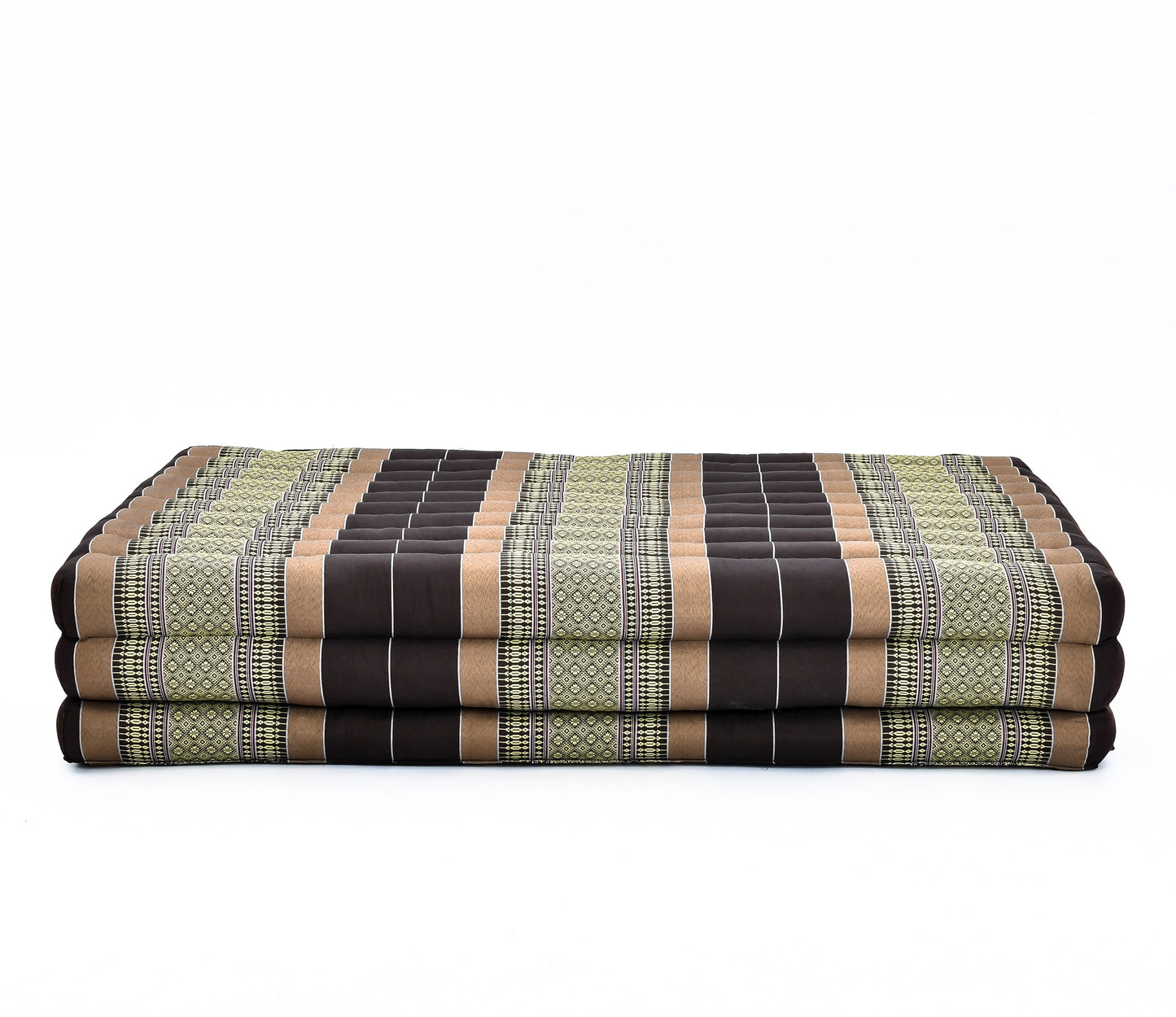 Kapok Folding Mattress – Thick Cotton Padded Guest Bed for Home, Sleeping & Mindfulness Corner, Sf10 - Brown, L: 79x39
