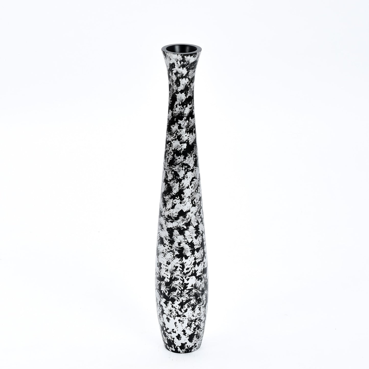 Large Mango Wood Floor Vase – Handcrafted Decorative Highlight from Thailand