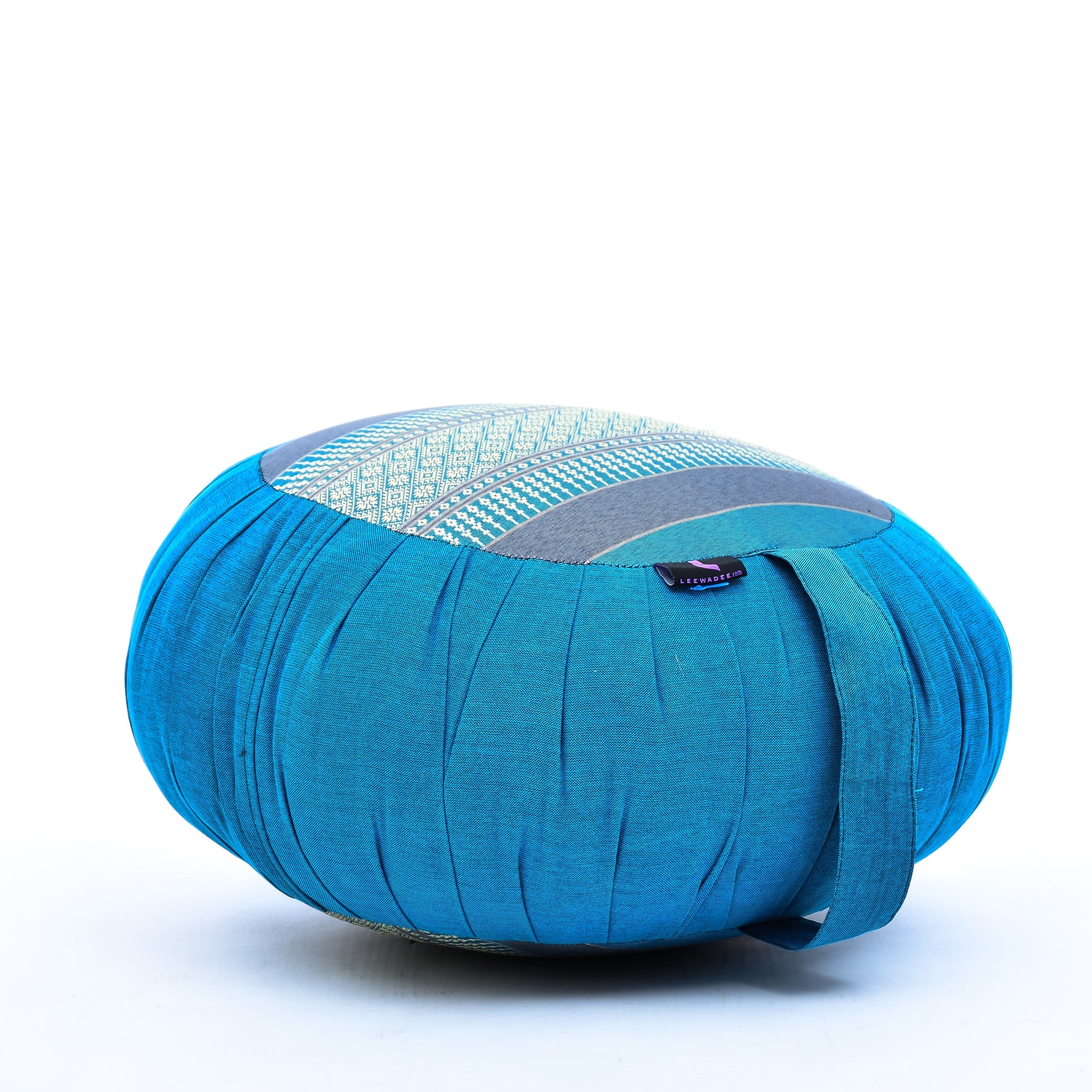 Leewadee Zafu Yoga Pillow, 33 x 15 cm, Light Blue, Sf22 - Blue