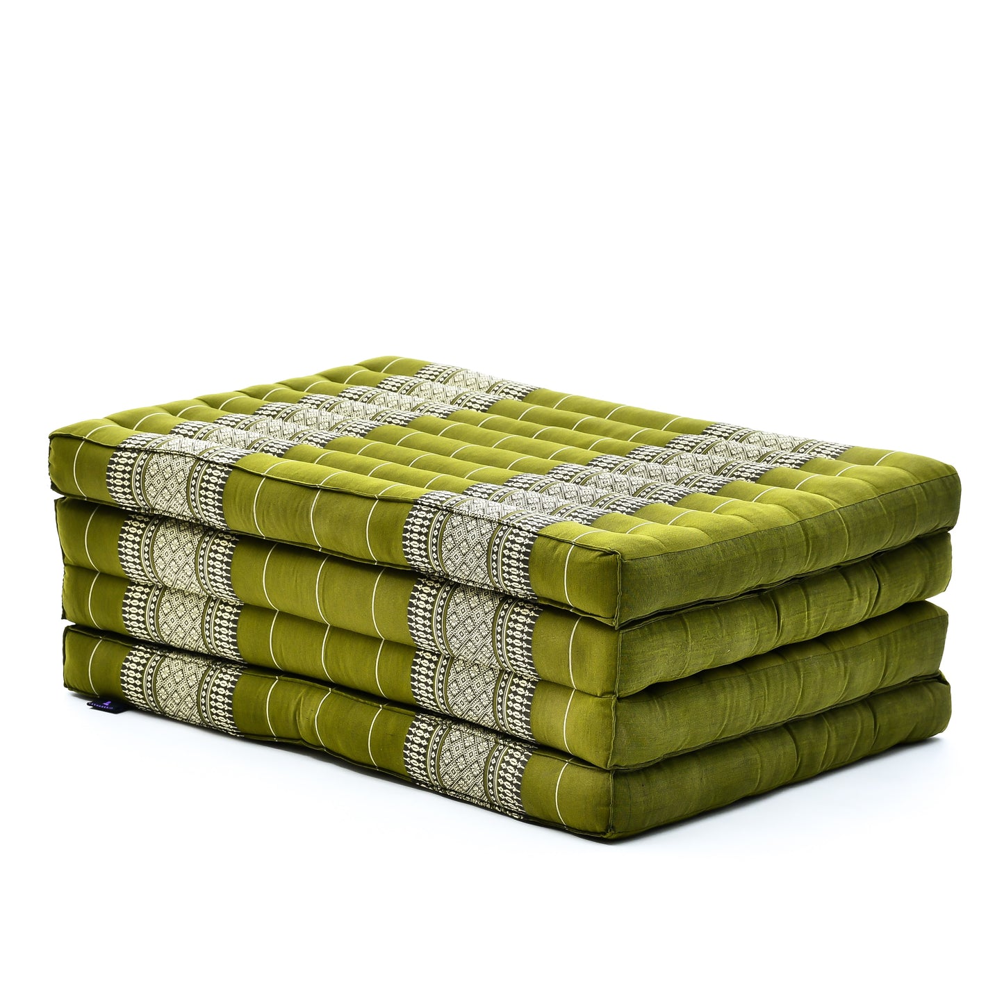 Kapok Folding Mattress – Thick Cotton Padded Guest Bed for Home, Sleeping & Mindfulness Corner, Sf17 - Green, M: 79x28
