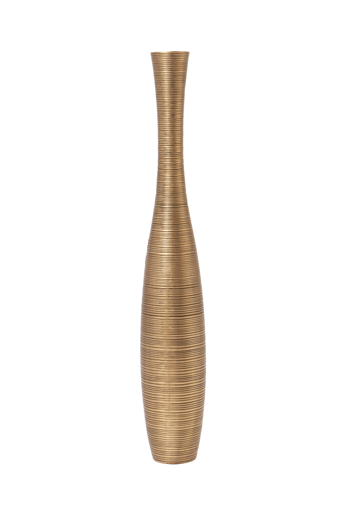 Large Resin Floor Vase – Stylish Waterproof Vase for Fresh & Dried Flowers, gold, 41 inches