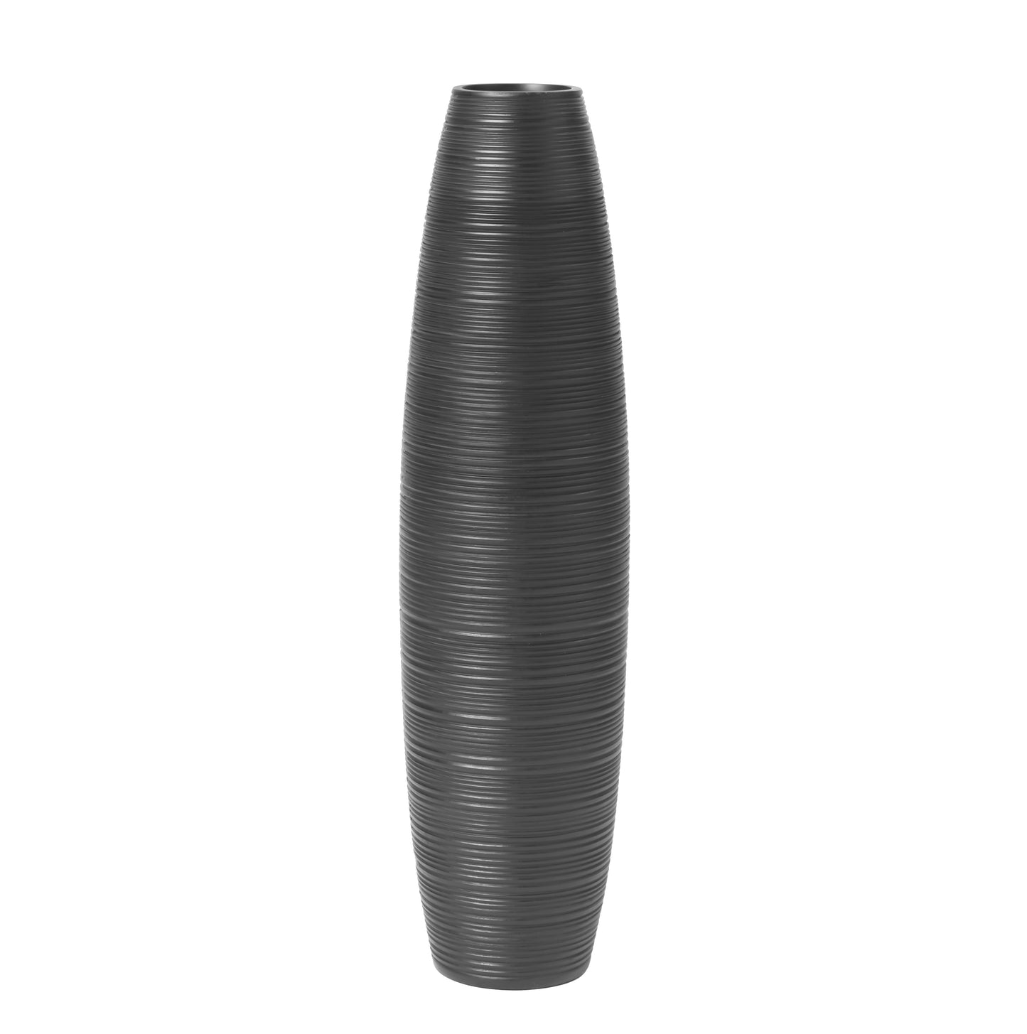 Large Resin Floor Vase – Stylish Waterproof Vase for Fresh & Dried Flowers, black, 26 inches