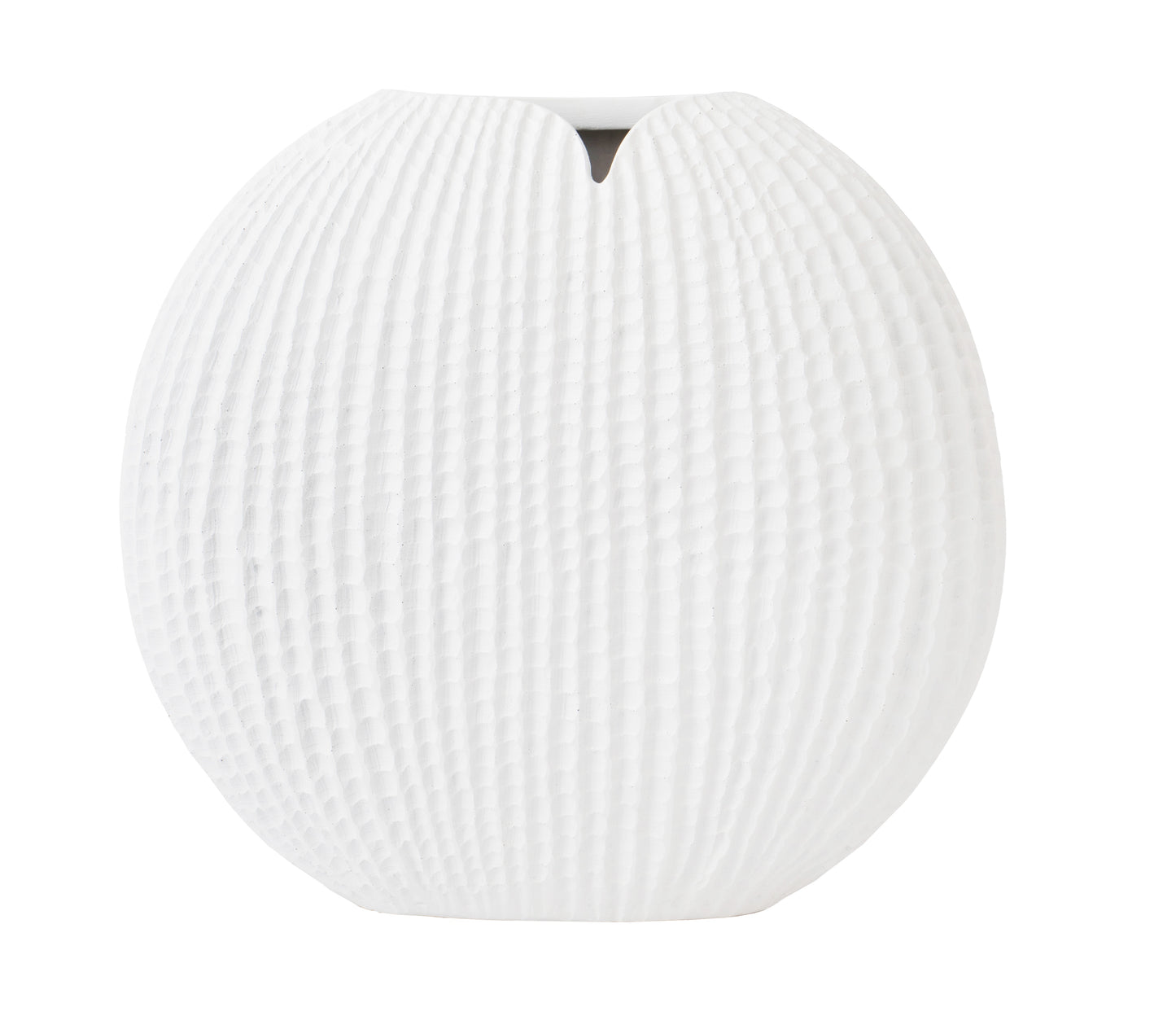 Compact Resin Vase – Stylish Waterproof Decorative Vase for Floor, Table or Shelf, white, 10 inches