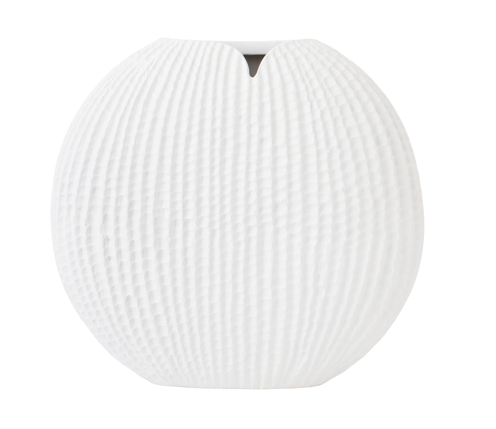 Compact Resin Vase – Stylish Waterproof Decorative Vase for Floor, Table or Shelf, white, 10 inches