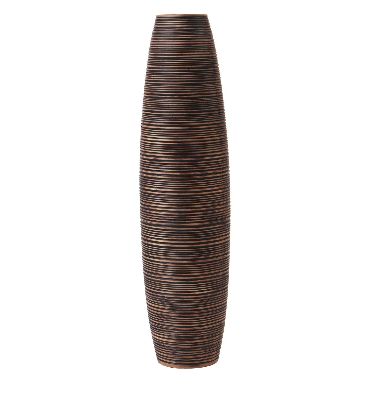 Large Resin Floor Vase – Stylish Waterproof Vase for Fresh & Dried Flowers, brown, 26 inches