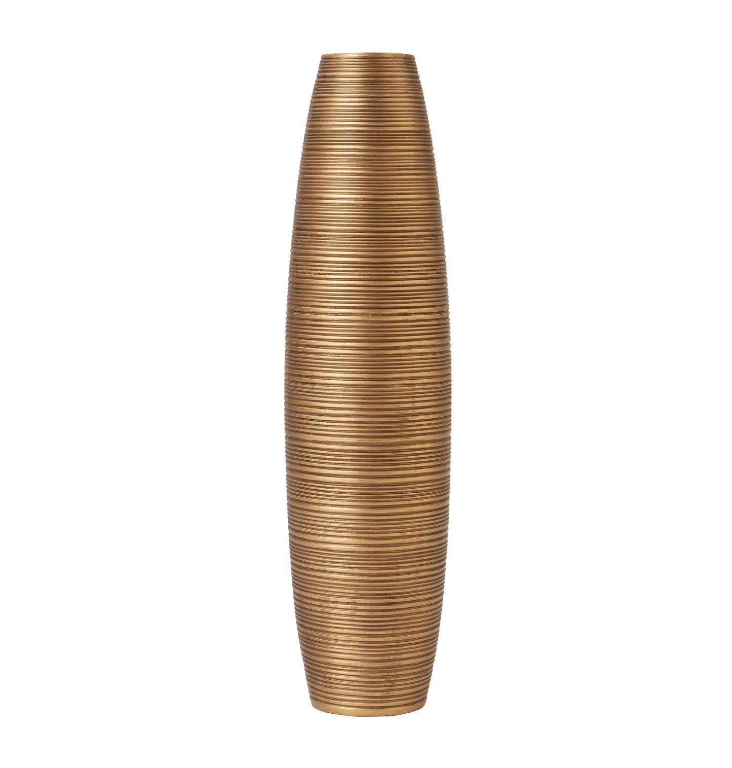 Large Resin Floor Vase – Stylish Waterproof Vase for Fresh & Dried Flowers, gold, 26 inches