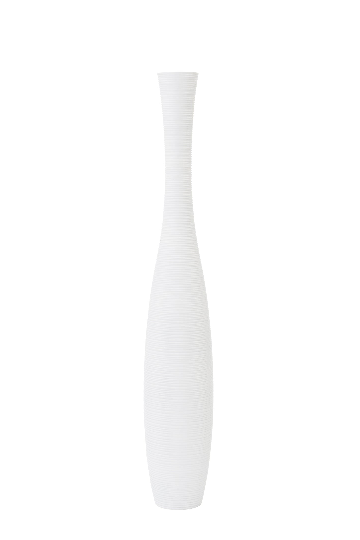 Large Resin Floor Vase – Stylish Waterproof Vase for Fresh & Dried Flowers, white, 41 inches