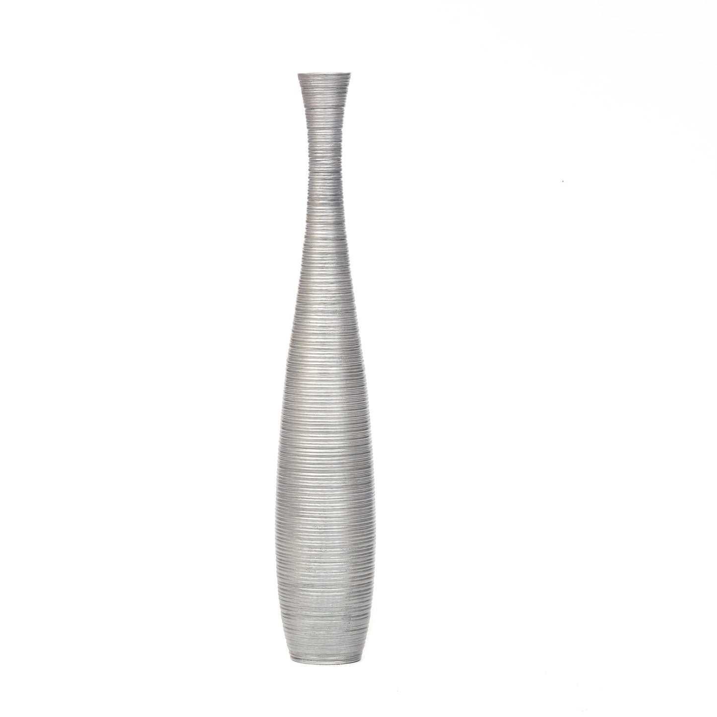 Large Mango Wood Floor Vase – Handcrafted Decorative Highlight from Thailand