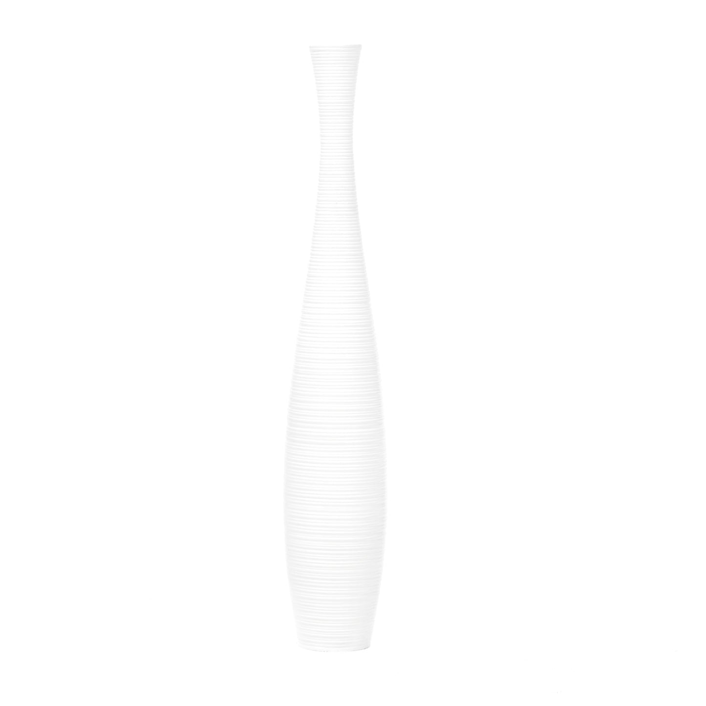 Large Mango Wood Floor Vase – Handcrafted Decorative Highlight from Thailand