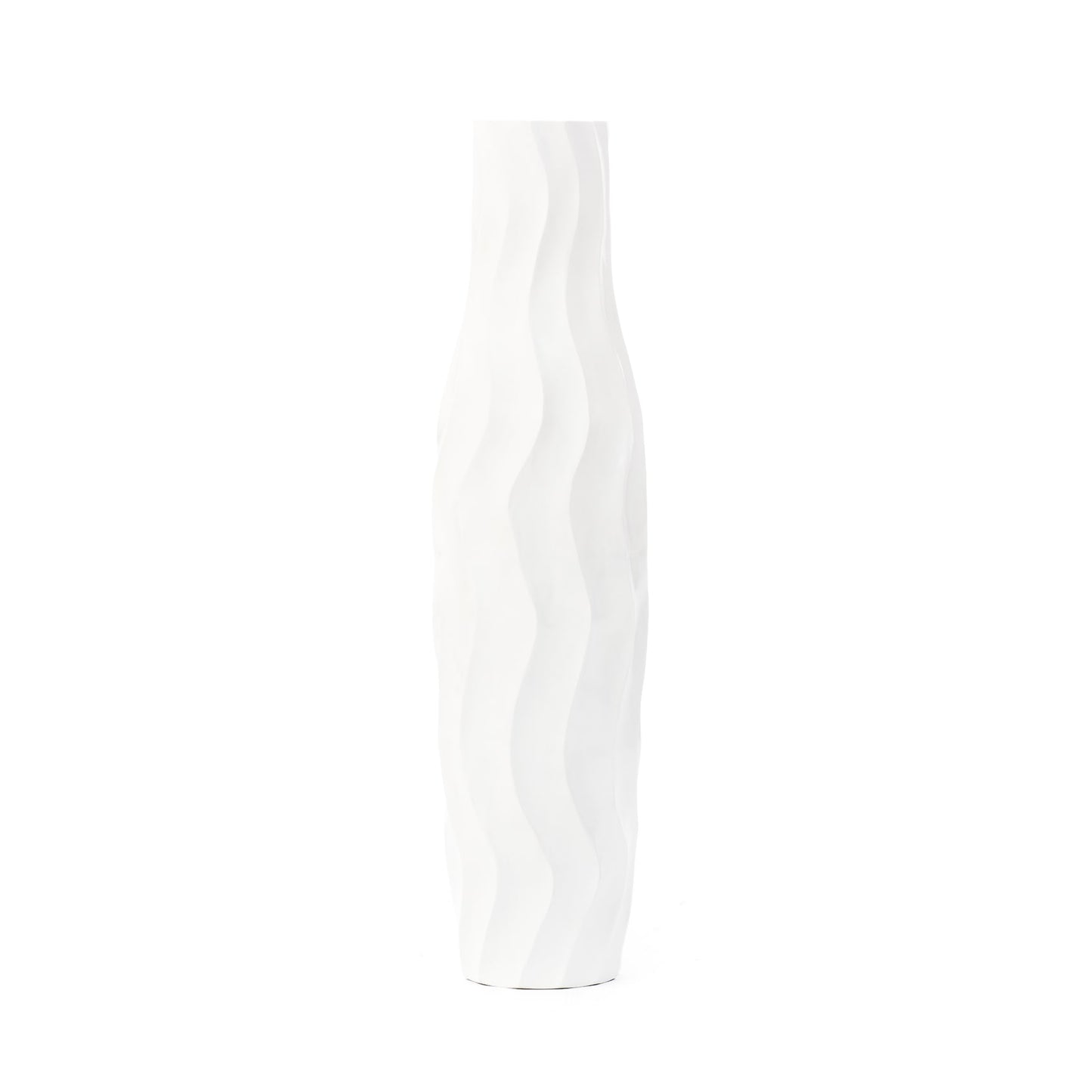 Large Mango Wood Floor Vase – Handcrafted Decorative Highlight from Thailand