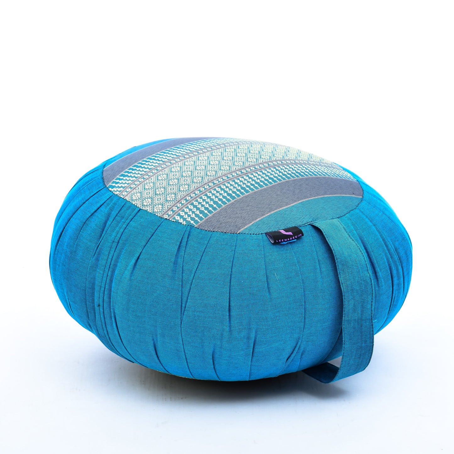 Leewadee Zafu Yoga Pillow, 33 x 15 cm, Light Blue, Sf22 - Blue