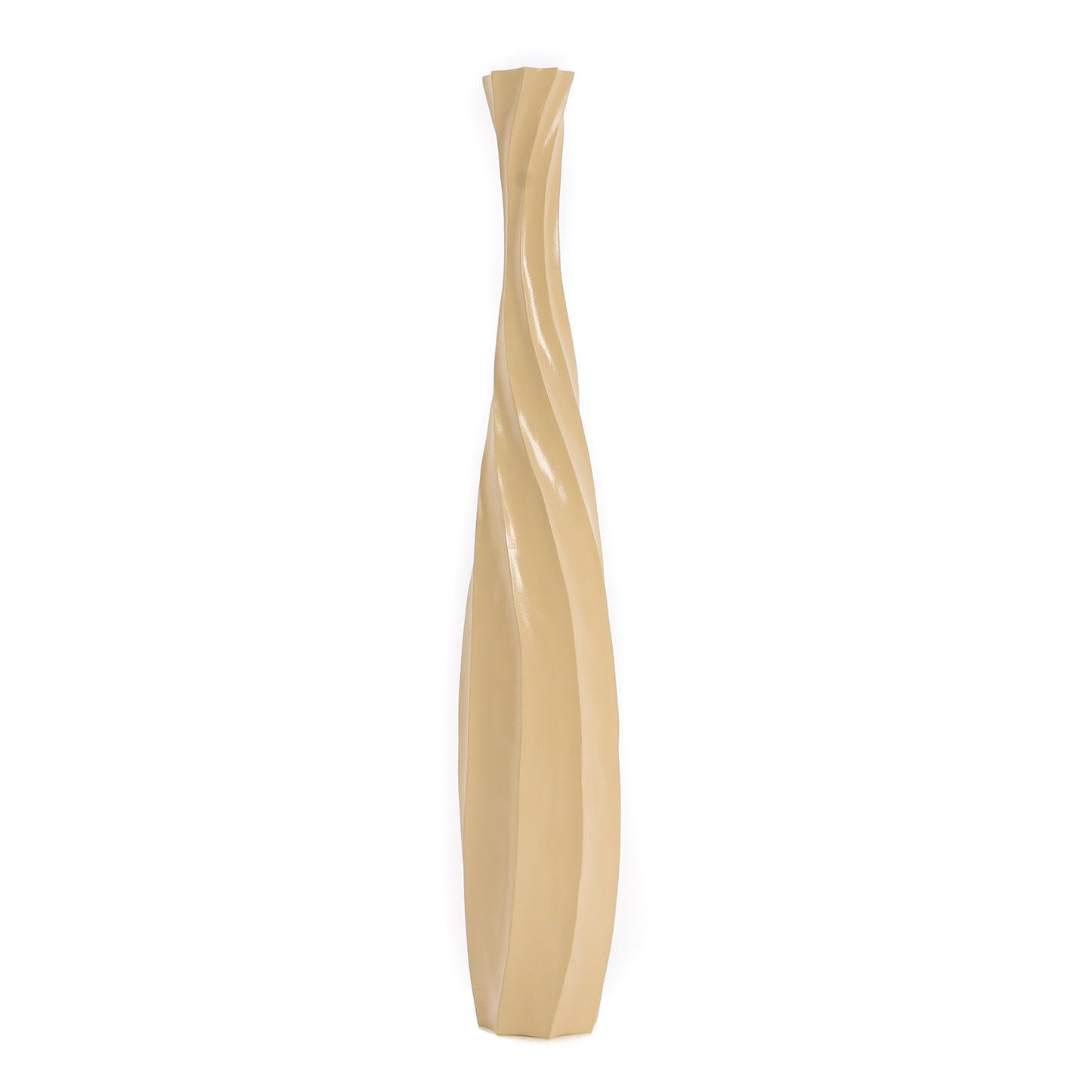 Large Mango Wood Floor Vase – Handcrafted Decorative Highlight from Thailand