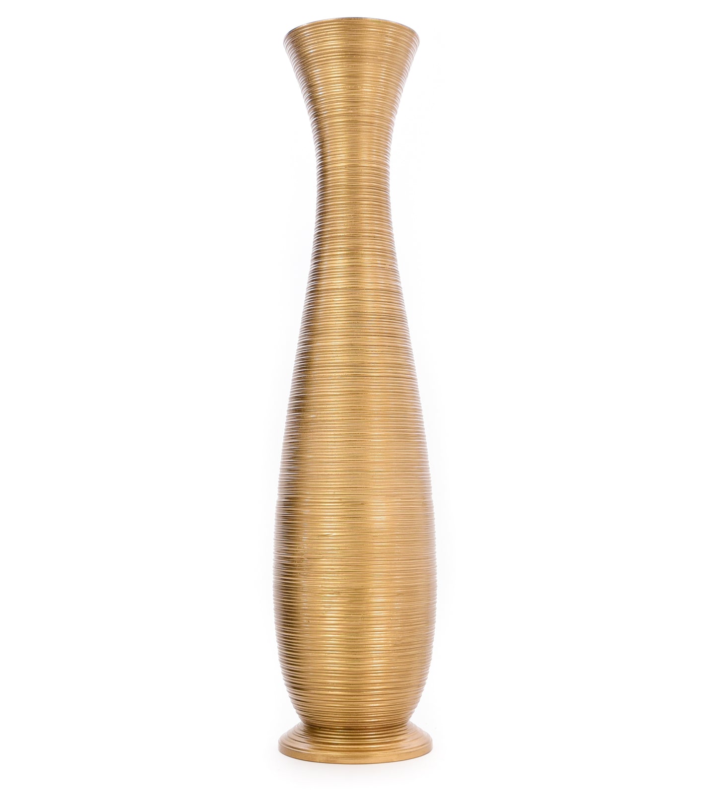 Large Mango Wood Floor Vase – Handcrafted Decorative Highlight from Thailand