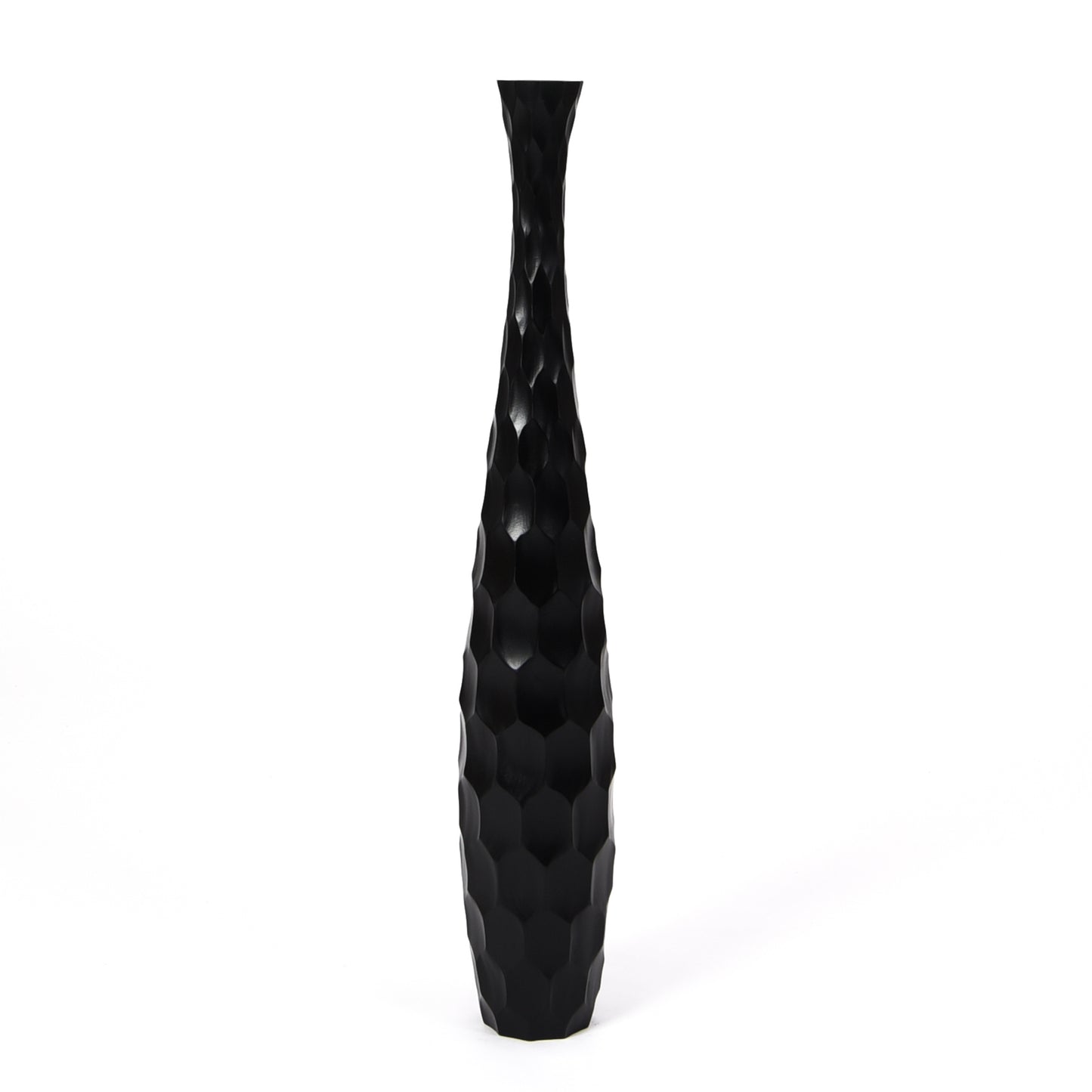 Large Mango Wood Floor Vase – Handcrafted Decorative Highlight from Thailand