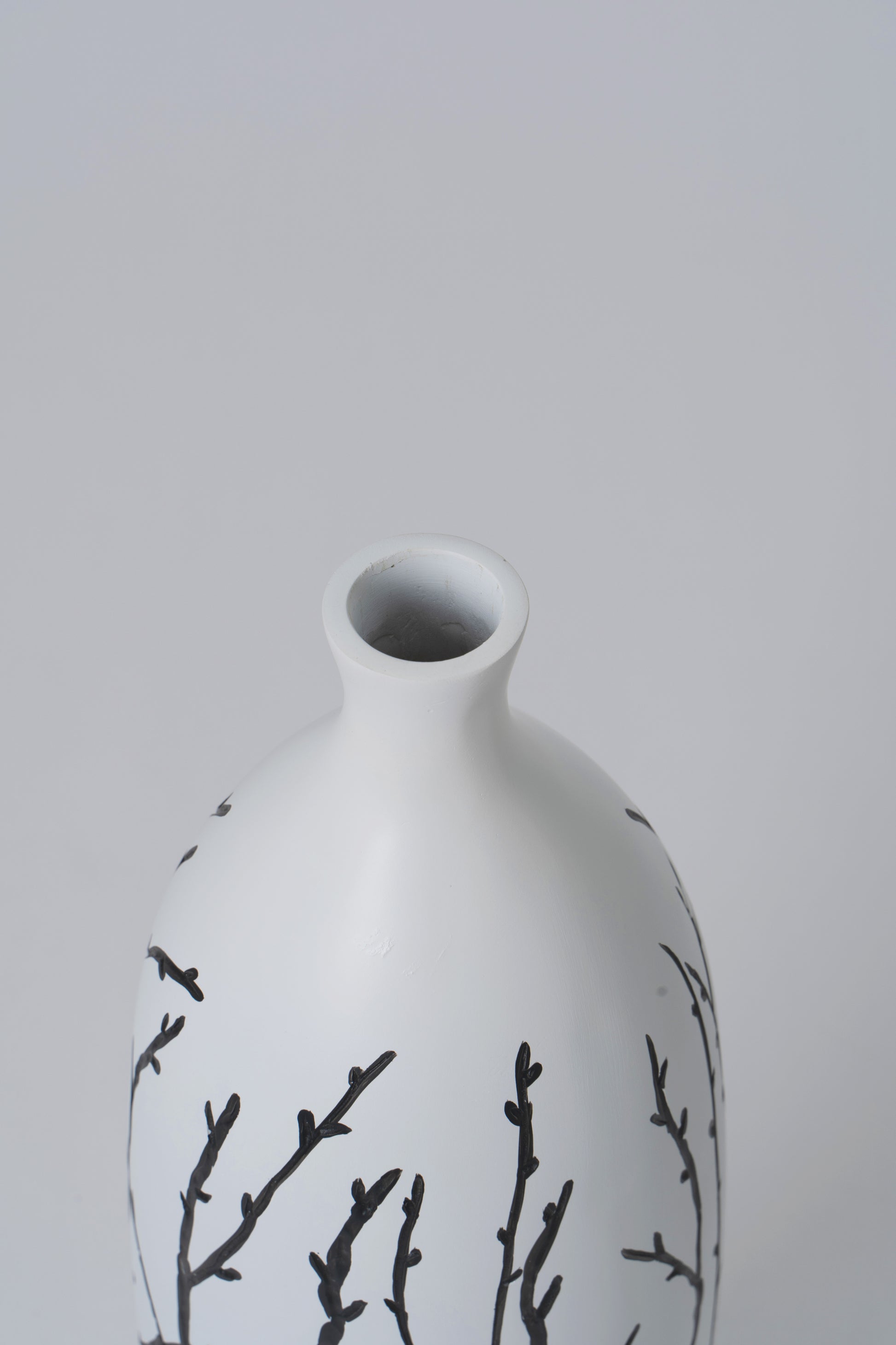 Large Resin Floor Vase – Stylish Waterproof Vase for Fresh & Dried Flowers, white, 26 inches